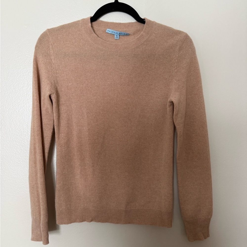 Antonio Melani cashmere Classic Tan Sweater